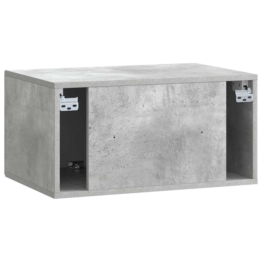 Mobile Porta TV da Muro Grigio Cemento 59,5 x 41 x 30 cm