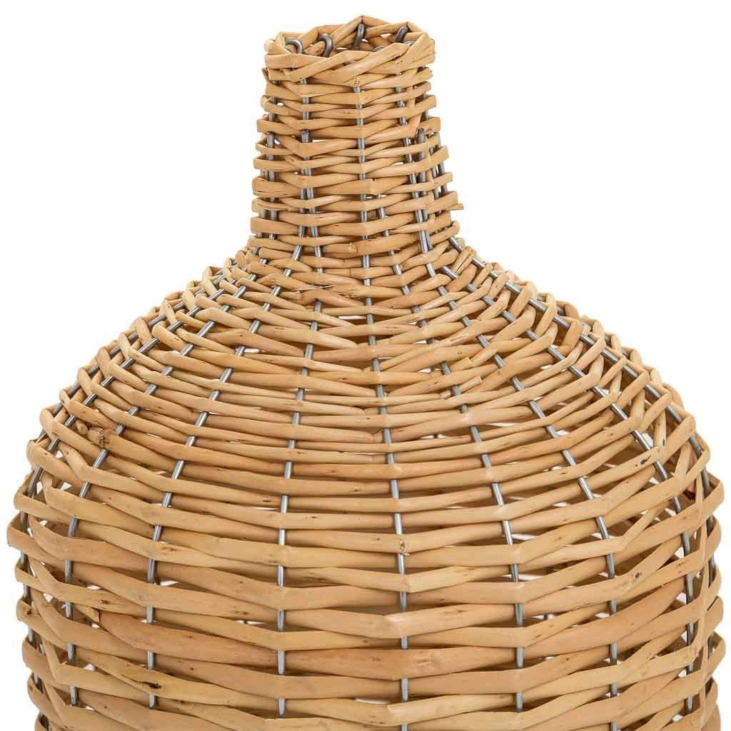 Vaso in vimini marrone d21x29h