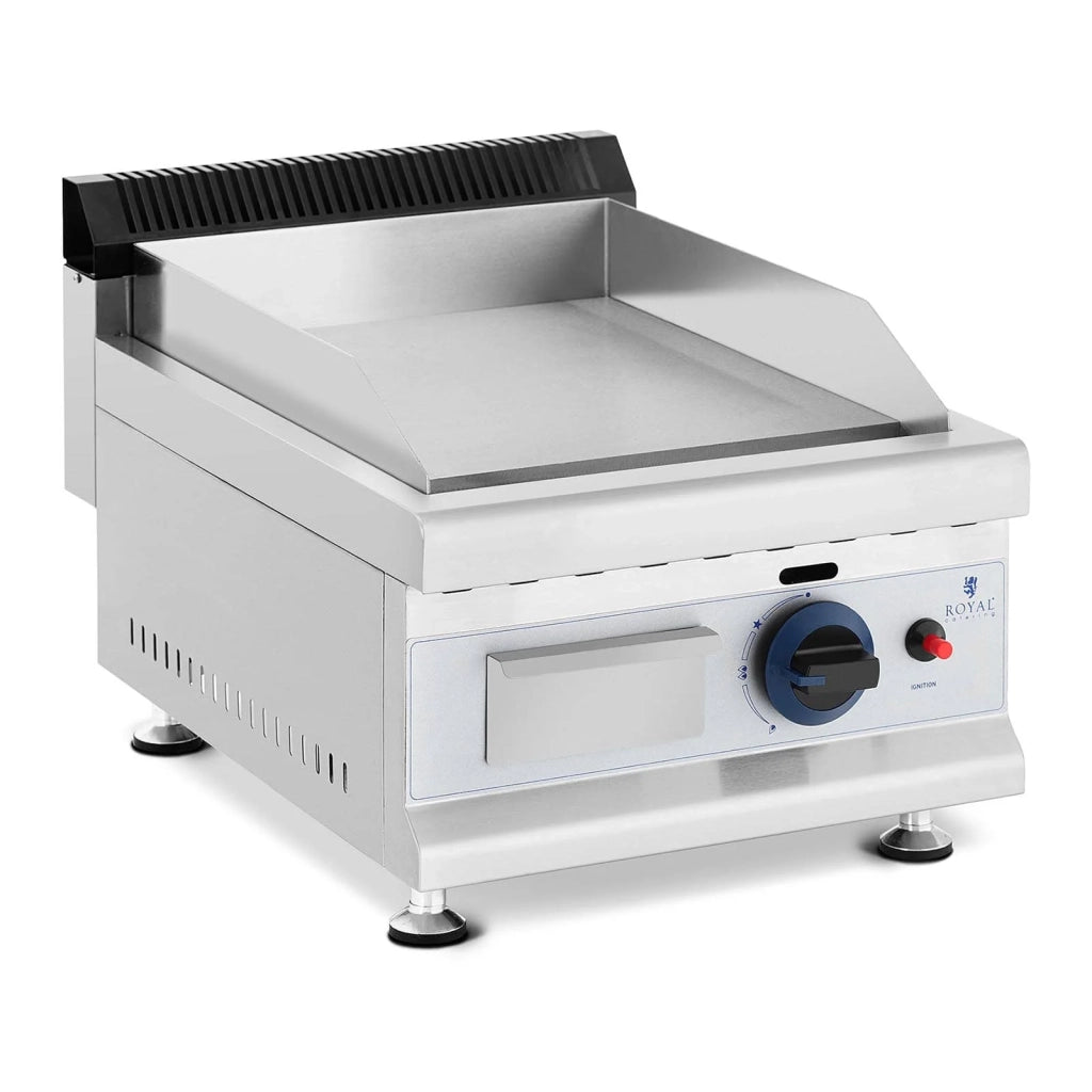 Barbecue a gas professionale da interno da posizionare 40 cm (3000 watt 35 x 40 cm attacco 09 mm acciaio inox) 14_0004033