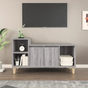 Mobile TV-Credenza TV-Console TV Grigio Sonoma 100x35x55 cm in Legno Multistrato 715110