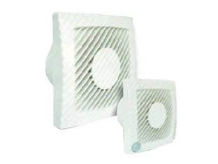 ASPIRATORE ELETTRICO DA PARETE ASSIALE 15W APERTURA FISSA  ø mm.120 di foro, portata aria 160mc/h, mod.L120    LUX
