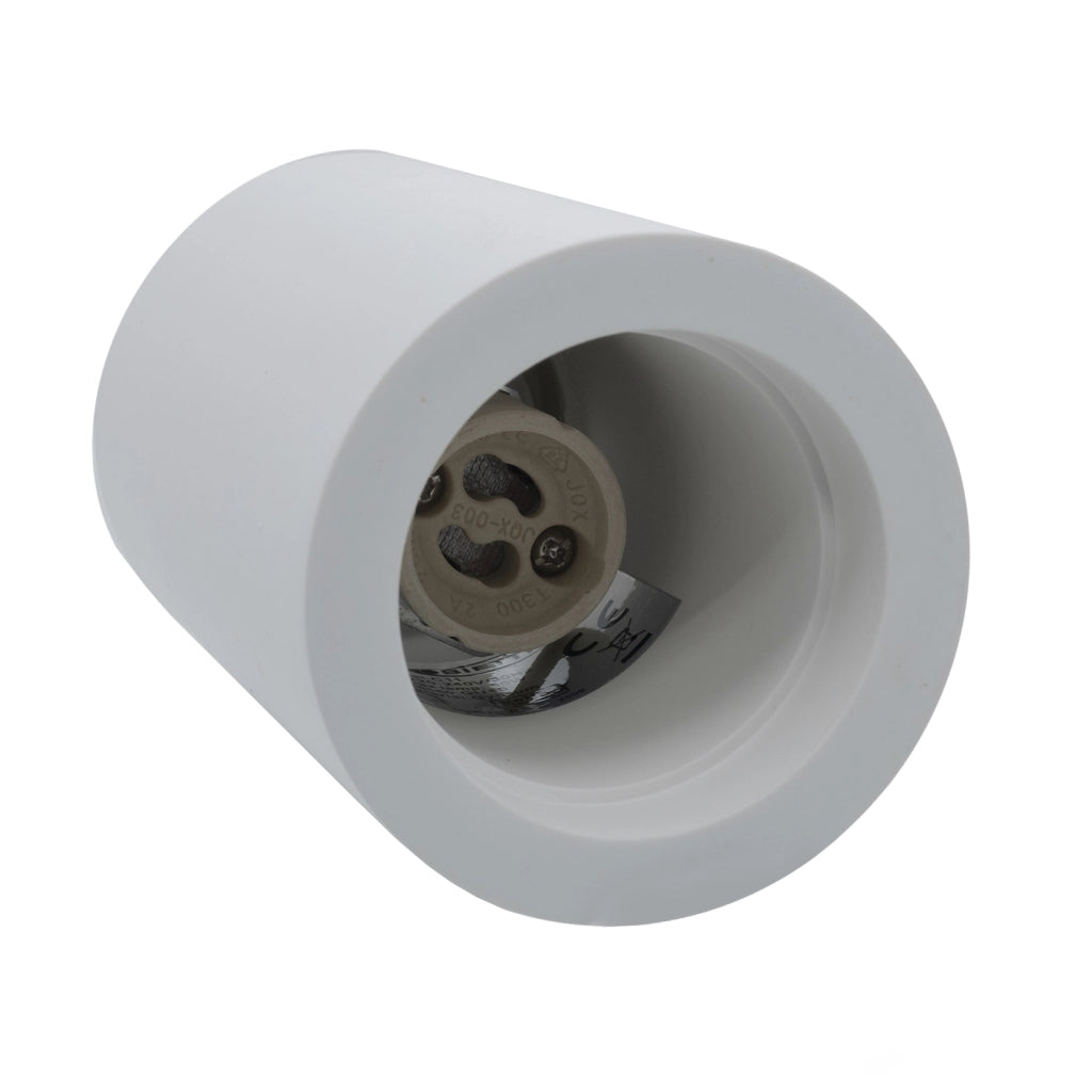 Plafoniera LED GU10 gesso faretto cilindro soffitto luci salotto salone cucina