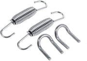 Doppio Filtro di Scarico in Acciaio Inossidabile - 2 Pezzi - Manubrio Regolabile - Alta Resistenza - Installazione Facile - Accessorio di Qualità - Filtro di Scarico