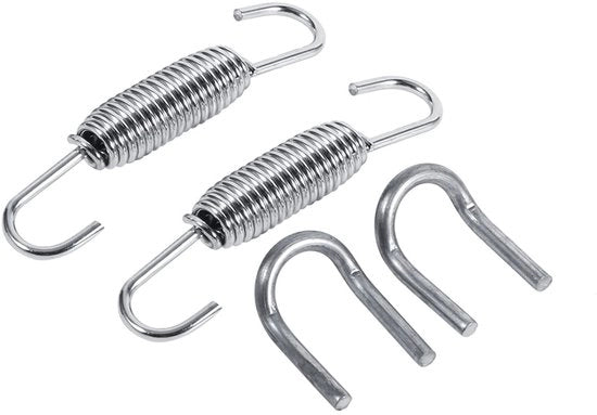 Doppio Filtro di Scarico in Acciaio Inossidabile - 2 Pezzi - Manubrio Regolabile - Alta Resistenza - Installazione Facile - Accessorio di Qualità - Filtro di Scarico