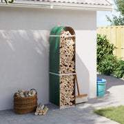 Portaceppi Verde 40x45x170 cm in Acciaio Zincatocod mxl 132959