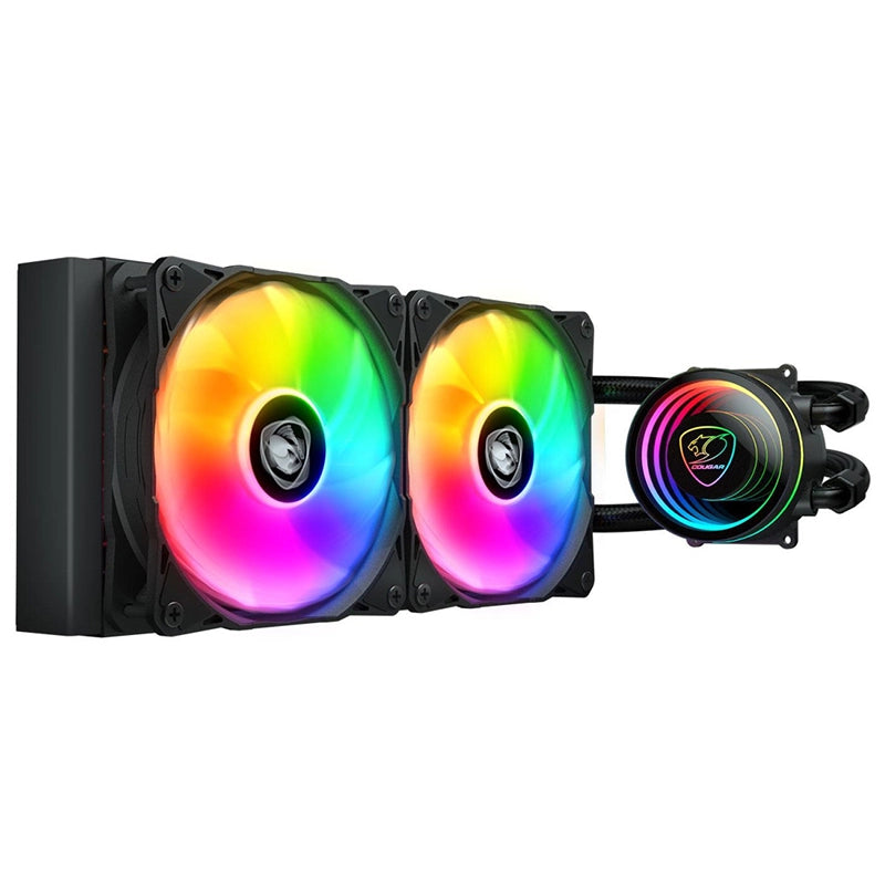 COUGAR POSEIDON ELITE 240 ARGB (BLACK) - DISSIPATORE A LIQUIDO RGB