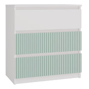 Cassettiera MALWA M3 ARTESO menta menta per camera e soggiorno