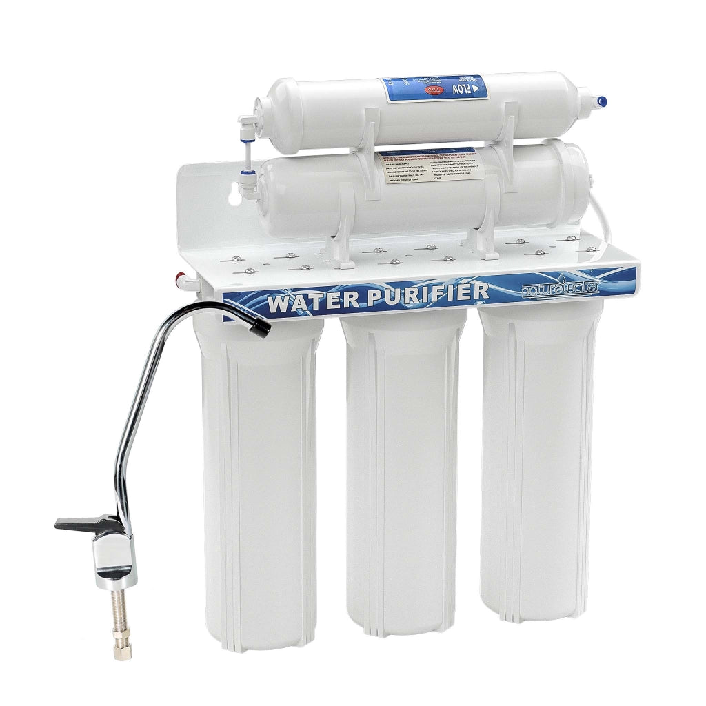 Naturewater Filtro dell'acqua a 5 livelli NW-PR305, con cartucce filtranti da 254 mm, con rubinetto