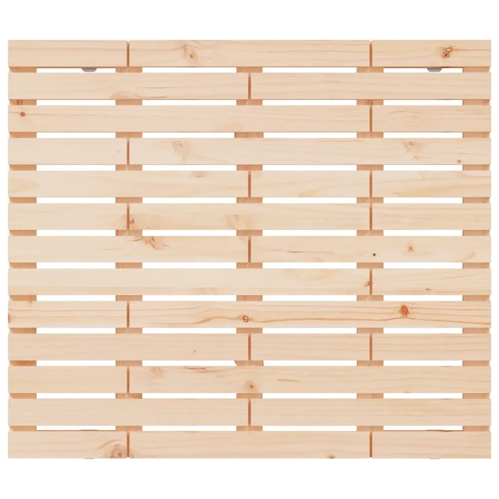 Testiera da Parete 141x3x91,5 cm in Legno Massello di Pino