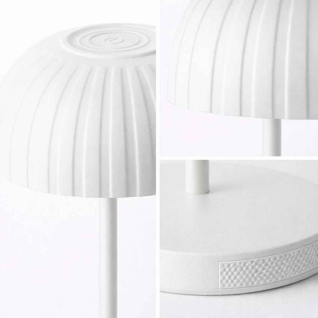 LAMPADA TAVOLO LED RICARICABILE BIANCA TOUCH USB BATTERIA 2000MAH DESIGN LPT144