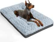 Asciugamano per cani morbido - lavabile e impermeabile - grigio - 107 x 71 cm