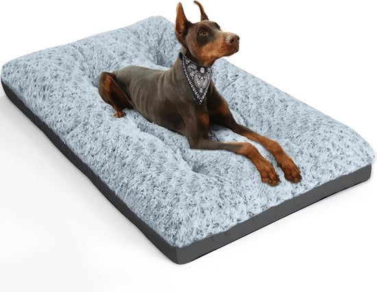 Asciugamano per cani morbido - lavabile e impermeabile - grigio - 107 x 71 cm