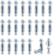 Pluggi per Gipsplati 21 Stuks - M8 x 52 mm - Metallo - Resistente alla Corrosione - Installazione Facile - Adatti per Gipsplati - Pluggi per Gipsplati