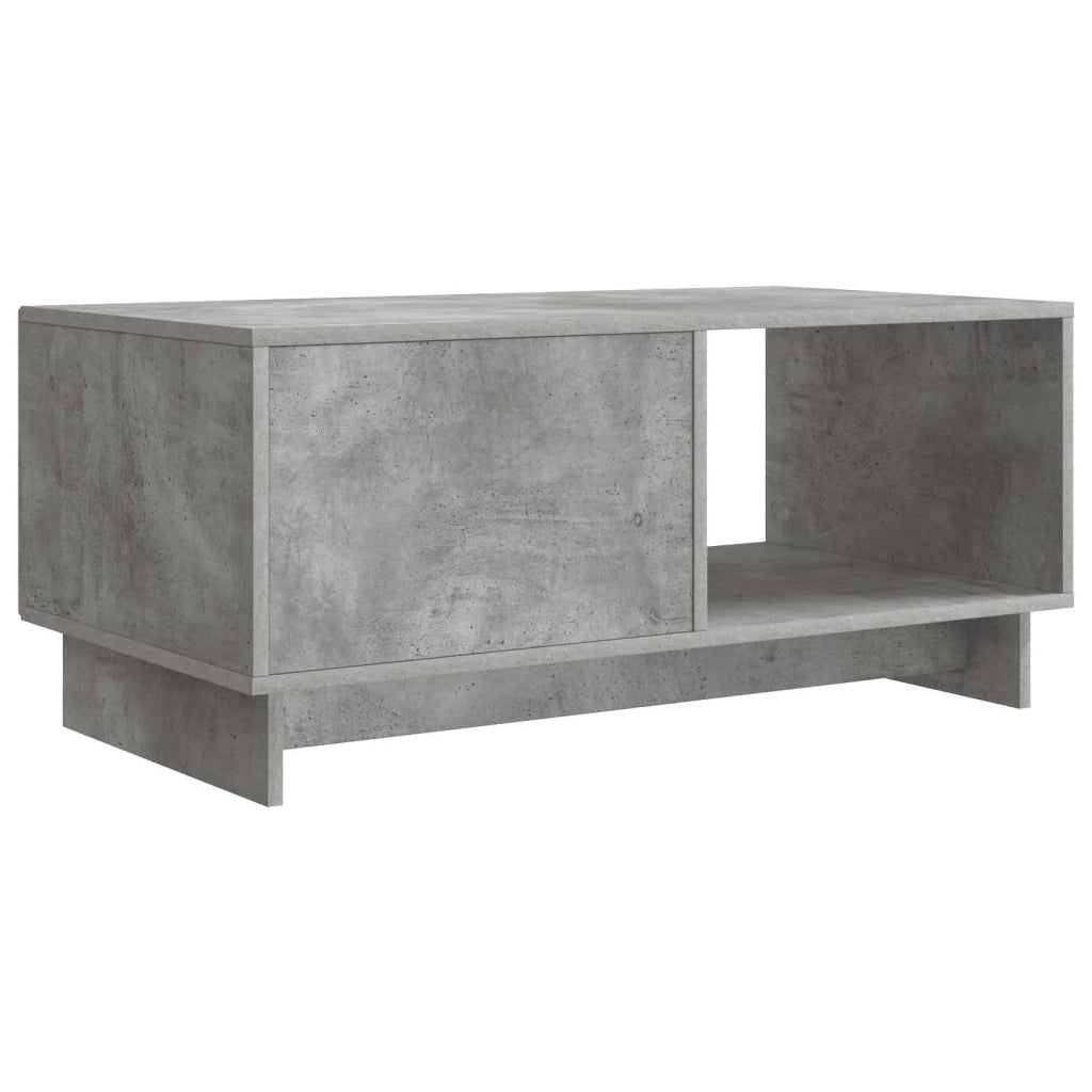 Tavolino da salotto Grigio Cemento 90 x 50 x 40 cm