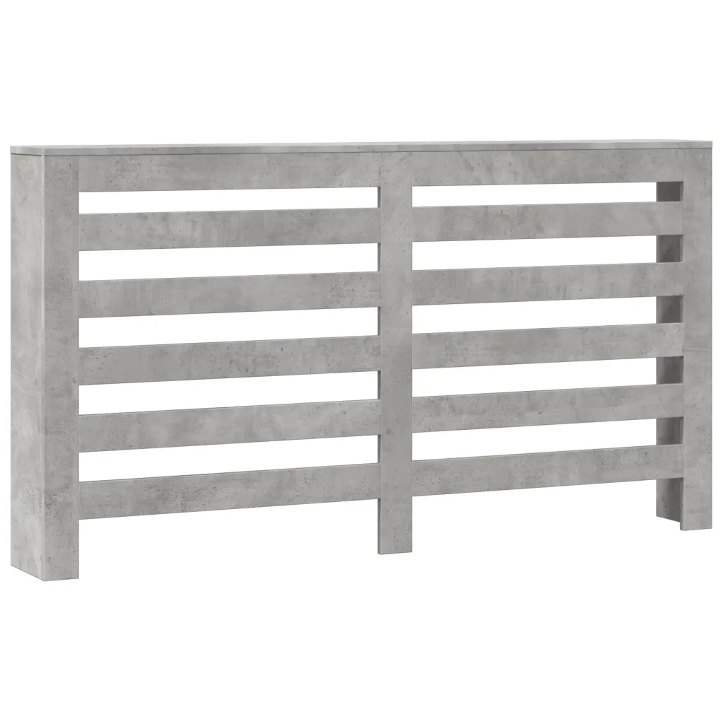 vidaXL Copertura Termosifone Grigio Cemento 149x20x82cm in Multistrato