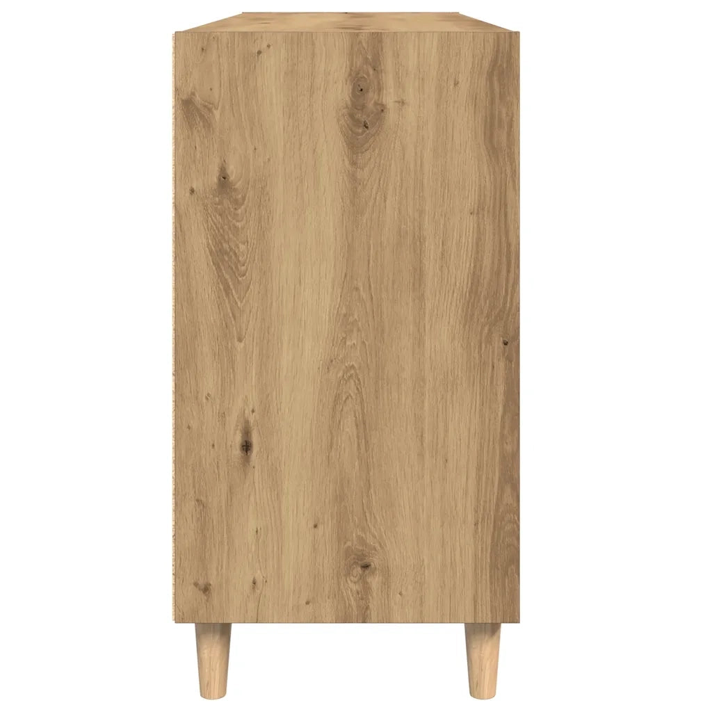 Credenza Rovere Artigianale 103,5x35x70 cm in Truciolato 856451