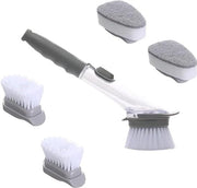 Set di asciugatura multifunzionale con dispensatore d'aspirina - 4 testine di asciugatura intercambiabili - set per pentola-padella-piastra di cottura Asciugatura per pentole