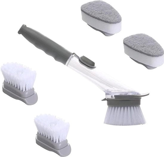 Set di asciugatura multifunzionale con dispensatore d'aspirina - 4 testine di asciugatura intercambiabili - set per pentola-padella-piastra di cottura Asciugatura per pentole