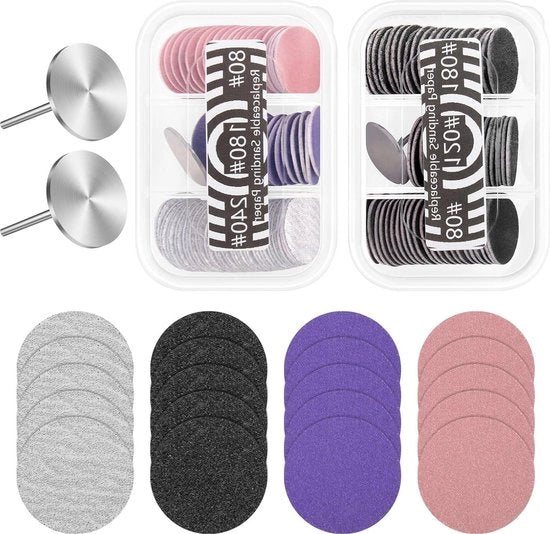 Nail metallico a foro - Disco abrasivo a foro con abrasivo