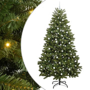 Albero di Natale | Decorazioni natalizie artificiale Verde 240 cm PVC e Metallo