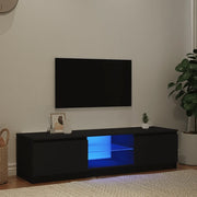Mobile Porta TV con Luci LED Nero 140x40x35,5 cm cod mxl 47080