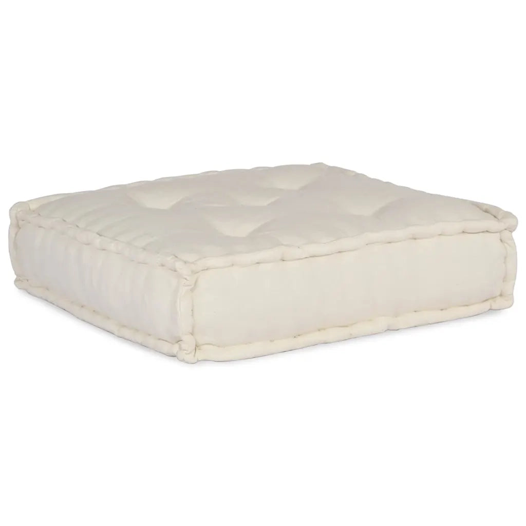 Divano Componibile-Sofa Modulare-Divanetto Crema 70x70x54 in Tessuto 365668