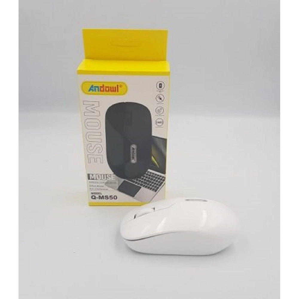 Trade Shop - Mouse Wireless 2,4 Ghz 10m Senza Fili 3 Opzioni Risoluzione Dpi Pc Laptop Q-ms50 -