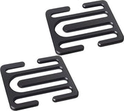 Verstelbare protezione per collo per auto 2 pezzi - clip universale per cinture di sicurezza - protezione per collo in lega - accessori per auto per collo e spalle - rilassante