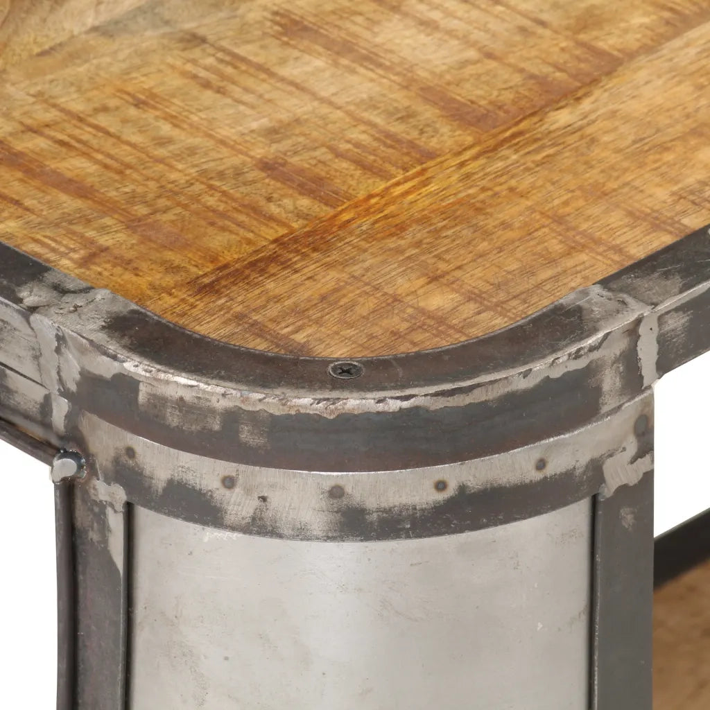 Mobile Porta TV 150x30x40 cm in Legno Massello di Mango 321958