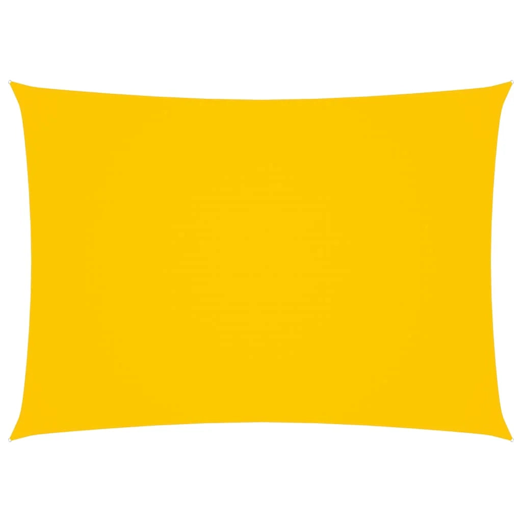 Vela ombreggiante/ombrellone rettangolare 2 x 4 m in tessuto Oxford giallo 02_0009609