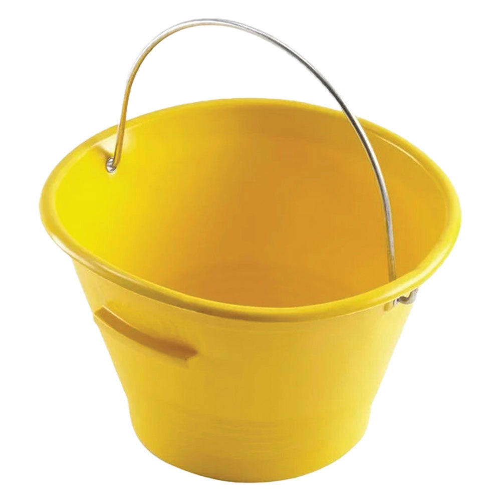 SECCHIO PER MURATORE 'MEK EDIL' giallo Ã¸ mm 360 - 14 litri- 10 pezzi