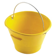 SECCHIO PER MURATORE 'MEK EDIL' giallo Ã¸ mm 360 - 14 litri- 10 pezzi