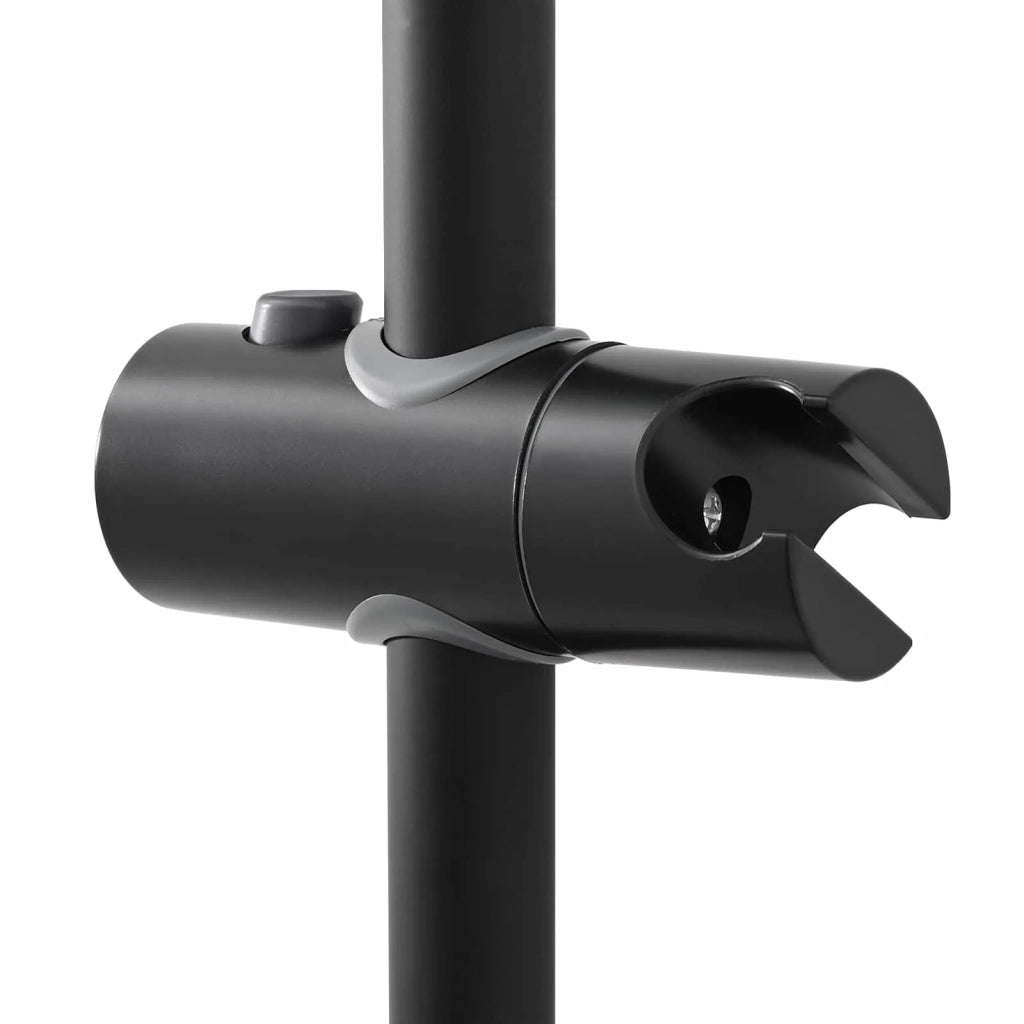 Supporto per Testa di Doccia Nero 71 cm Acciaio Inox CFW1522090