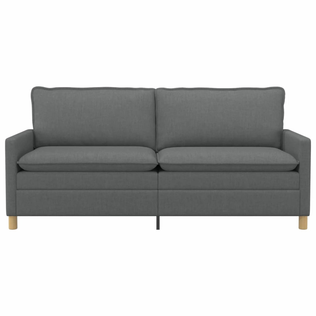 Divano Grigio Scuro 196 x 81 x 87,5 cm Tessuto