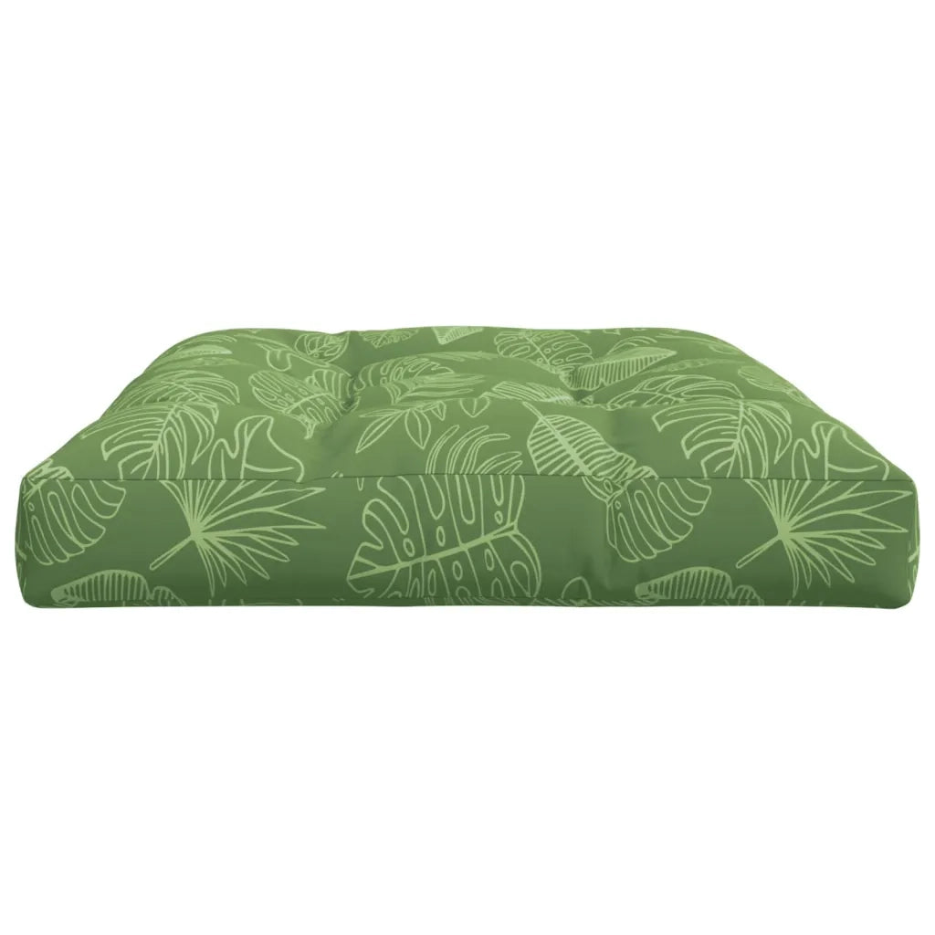 Cuscino per pallet | Cuscini per sedie con Motivo a Foglie 120x80x12 cm in Tessuto