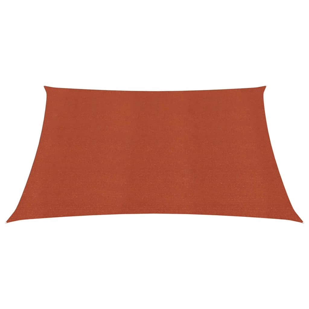 Vela ombreggiante 160 g/m² terracotta 7 x 7 m HDPE 02_0009358