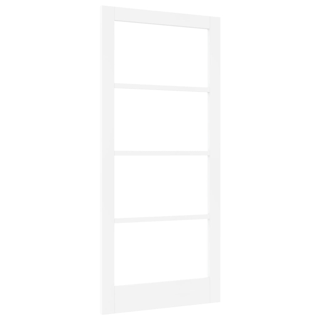 porta interna con vetro "ORKDAL" bianca 93x202x4 cm