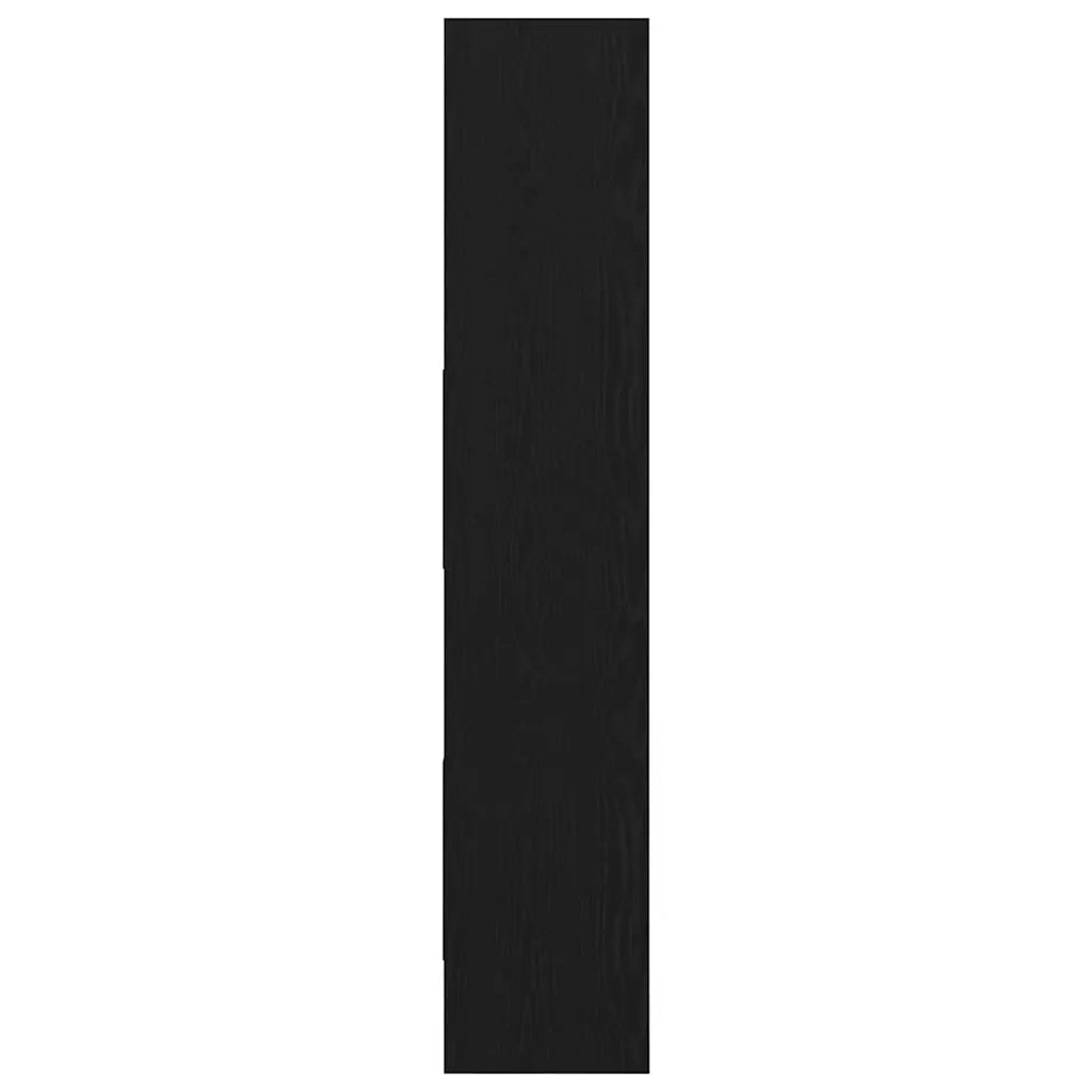 vidaXL Armadio per Libri Rovere nero 40 x 35 x 180 cm