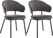Set di 2 Sedie da Cucina in Velluto - Sedile da Cucina - Stile, Ergonomico e Comodo - Grigio Scuro 

Modello: 
Dimensioni: 
Peso: 
Materiali: Velluto 
Colore: Grigio Scuro 
Numero di pezzi: 2