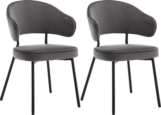 Set di 2 Sedie da Cucina in Velluto - Sedile da Cucina - Stile, Ergonomico e Comodo - Grigio Scuro 

Modello: 
Dimensioni: 
Peso: 
Materiali: Velluto 
Colore: Grigio Scuro 
Numero di pezzi: 2
