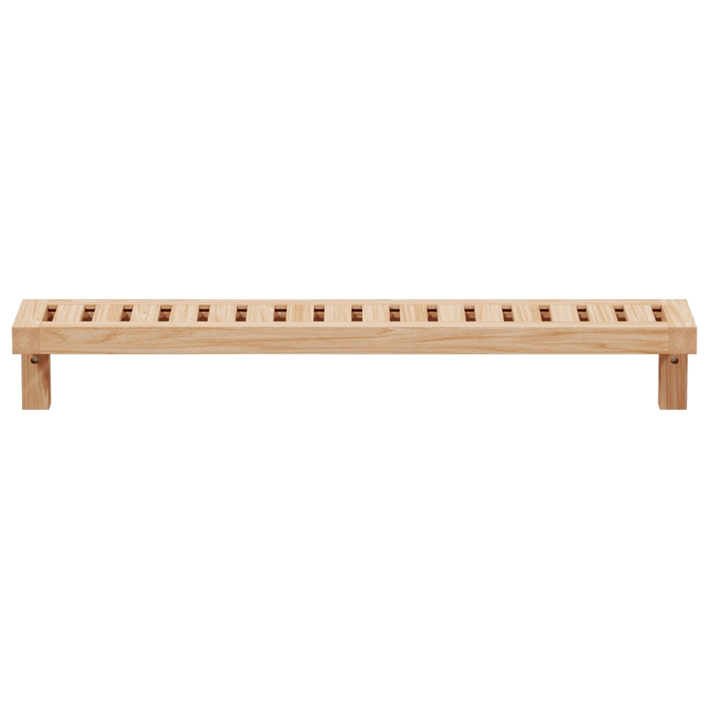 Rete da Parete 62x10x12,5 cm in Legno Massello Noce