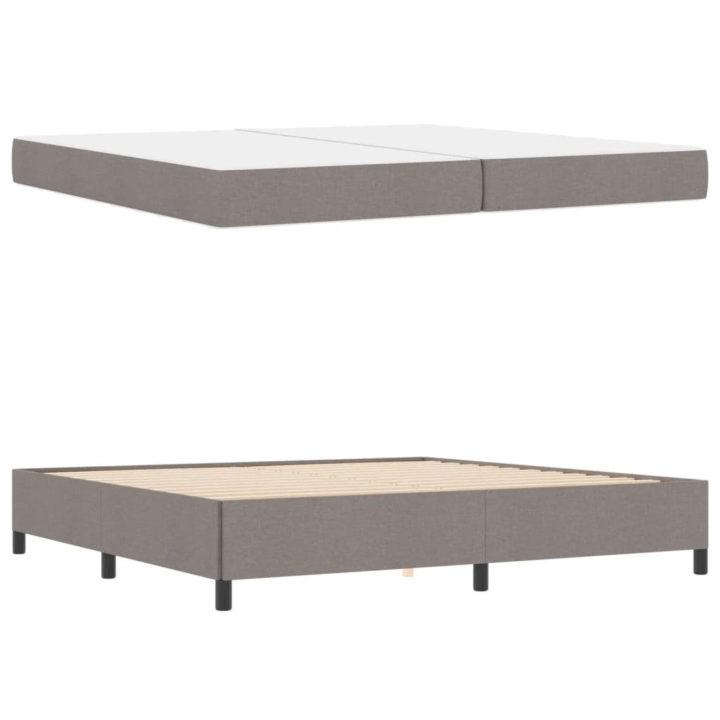 Letto a molle con materasso Talpa 200 x 200 cm Tessuto 3398889
