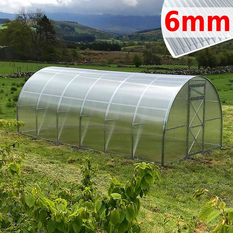 Serra Prime 3x8m con copertura policarbonato alveolare 6mm