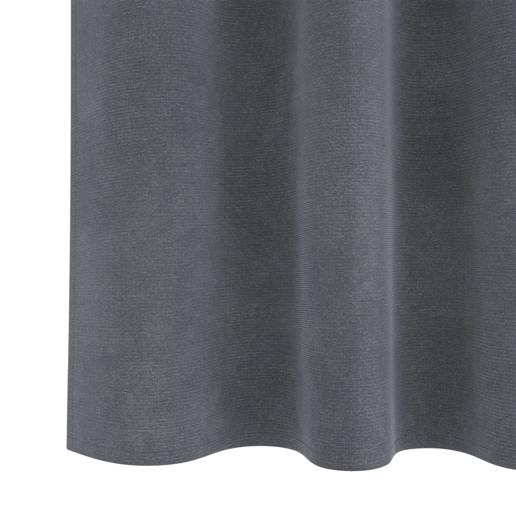 Tende Blackout  con nastro superiore 2 pezzi in velluto grigio chiaro