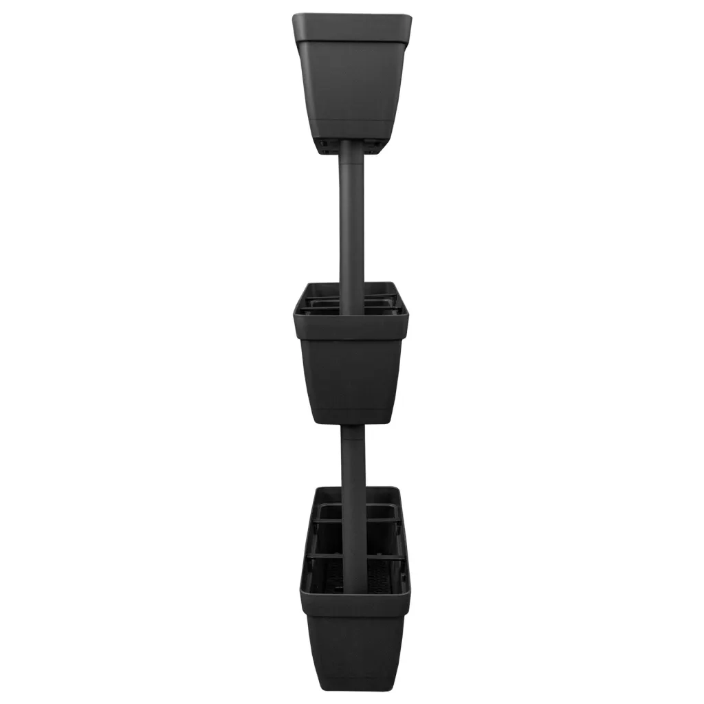 Fioriere da Giardino 6 pz 100 cm Antracite
