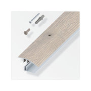 TERMINALE A SCIVOLO PER PARQUET ROVERE GRIGIO 100 CM- 1,0 pz