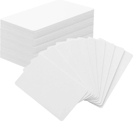 Carte NFC NTAG 215 - 120 etichette bianche - programmabili - compatibili con TagMo - per tutti i smartphone con NFC - 504 byte di memoria.