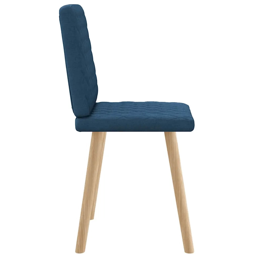 Sedie da Pranzo 2 pz Blu in Tessuto 4101129