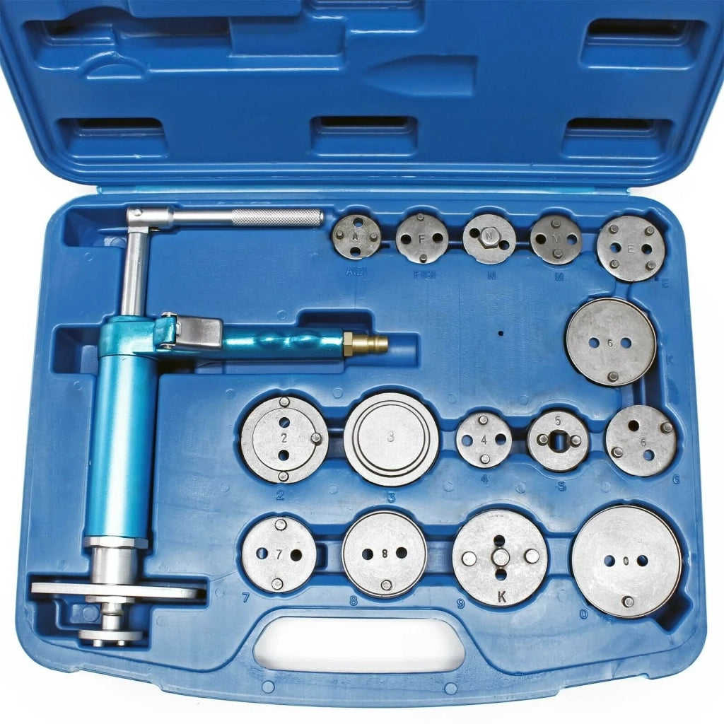 Set di utensili per la retrazione del pistone della pinza del freno pneumatico da 16 pezzi (aria compressa) 16_0002595
