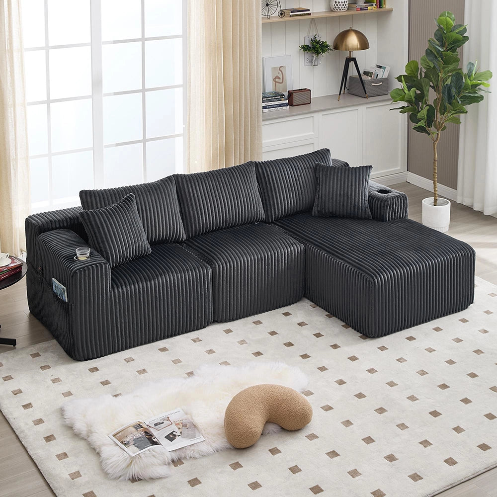 Divano letto moderno 2 posti - Xylo - Con USB, regolabile, gambe in metallo, trasforma in letto